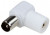 4-004 WH, Разъем телевизионный "шт" угл. пластик на кабель, винт, бел. 4-004 WH, Разъем телевизионный "шт" угл. пластик на кабель, винт, бел.