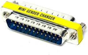 GCLP25M25M, D-Sub Adapters &amp; Gender Changers Mini Gender Changer 25P Male-Male