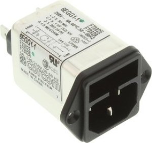 2-6609115-2, Filtered IEC Power Entry Module, IEC C14, General Purpose, 6 А, 250 В AC 2-6609115-2, Filtered IEC Power Entry Module, IEC C14, General Purpose, 6 А, 250 В AC