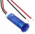 QS83XXB12, LED Panel Mount Indicators 8mm Wires Blue 12V