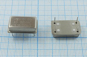 Кварцевый генератор 16.384МГц 5В,TTL в корпусе FULL=DIL14 гк 16384 \\FULL\TTL\5В\XO-025BAC\