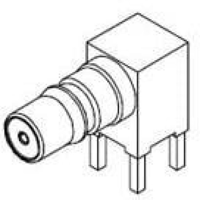 73254-0241, RF Connectors / Coaxial Connectors QMA R/A PCB JACK