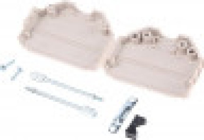 MHDPPK25-LG-K, MHDPPK-SLIM Series Polyamide D Sub Backshell, 25 Way, Strain Relief MHDPPK25-LG-K, MHDPPK-SLIM Series Polyamide D Sub Backshell, 25 Way, Strain Relief