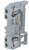 280-901, Клеммная колодка на DIN рейку, с одним рычагом и фронтальным вводом, серый, 2 вывод(-ов), 28 AWG
