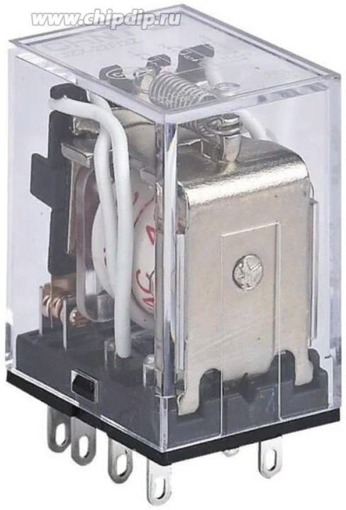 JZX-22F(D) 220VAC 4Z, Реле промежуточное 4 пер. 3A/220VAC