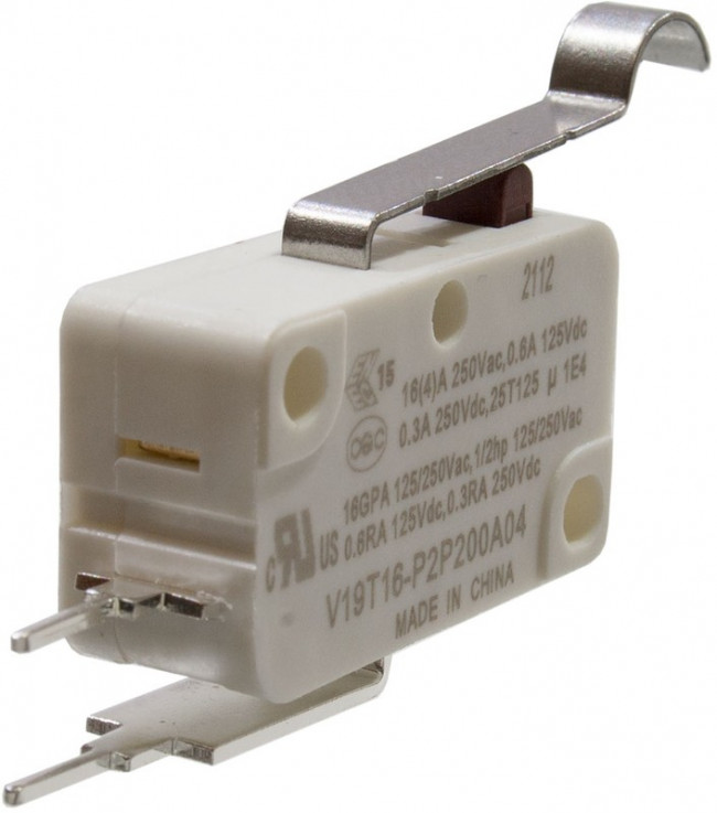 V19T16-P2P200A04, Микропереключатель SPST-NO 250В 16А