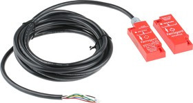 440N-G02077, 440N Series Magnetic Non-Contact Safety Switch, 24V dc, Plastic Housing, 2NC, 4m Cable