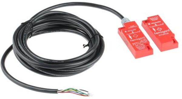 440N-G02077, 440N Series Magnetic Non-Contact Safety Switch, 24V dc, Plastic Housing, 2NC, 4m Cable 440N-G02077, 440N Series Magnetic Non-Contact Safety Switch, 24V dc, Plastic Housing, 2NC, 4m Cable