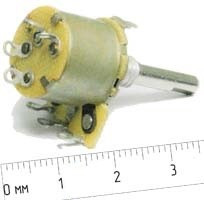 Резистор переменный поворотный 100к\А\18мм\ВС- 3-20\СП3-4вм; №7206 РПвр 100к\А\18мм\ВС- 3-20\СП3-4вм