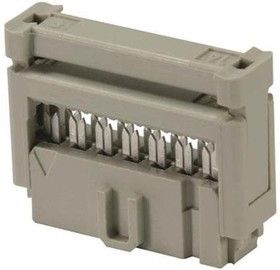 09185066813, Headers &amp; Wire Housings 6P IDC FEMALE SKT W/ STRAIN RELIEF