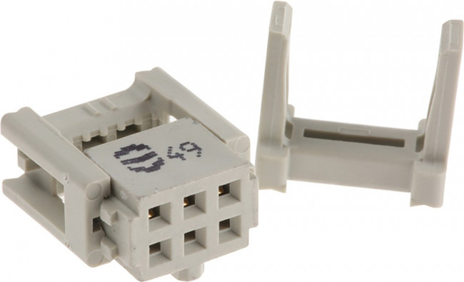 09185066813, Headers &amp; Wire Housings 6P IDC FEMALE SKT W/ STRAIN RELIEF