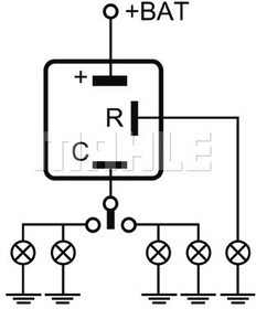 MFL 4, Реле указателей поворота и аварийной сигнализации