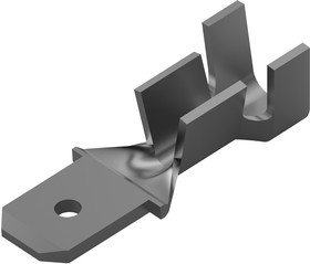 61687-2, Клеммы быстрого отключения, FASTON 187, Штекерный Быстрого Соединения, 4.75мм x 0.81мм