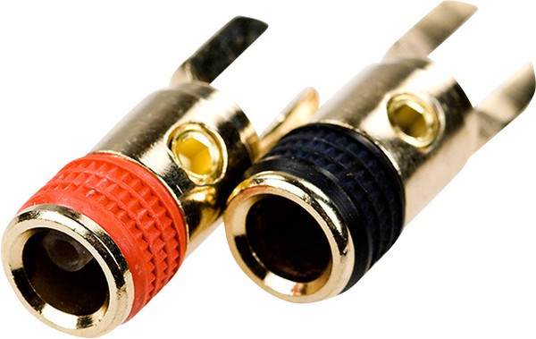 7-161, клемма пит.для авто усил. тип"u"под кабель 8-16мм2 мет. красн.