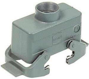 19300101430, Heavy Duty Power Connectors METAL HOOD HAN 10B 2 LEVERS