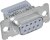 8309-8000, 8300 9 Way Right Angle Cable Mount D-sub Connector Socket, 1.27mm Pitch 8309-8000, 8300 9 Way Right Angle Cable Mount D-sub Connector Socket, 1.27mm Pitch