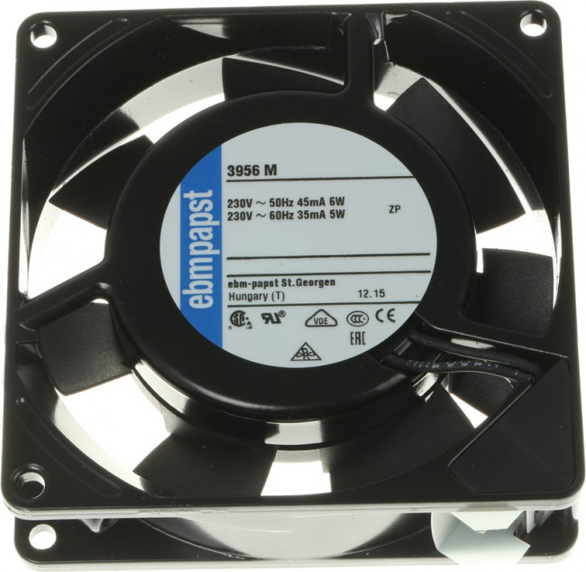 Вентилятор Ebmpapst 3956 M осевой AC 92x92x25 230V Вентилятор Ebmpapst 3956 M осевой AC 92x92x25 230V