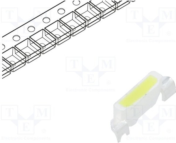OSW54008C1F, LED; SMD; 4008; white cold; 1400?2000mcd; 8000-18000K; 120°; 20mA OSW54008C1F, LED; SMD; 4008; white cold; 1400?2000mcd; 8000-18000K; 120°; 20mA