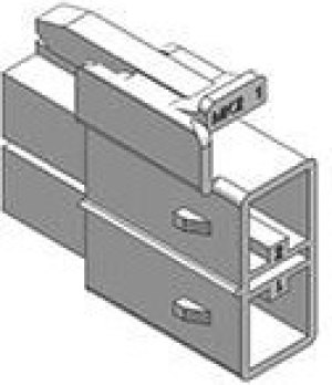 35965-9200, Conn Housing PL 2 POS 8mm Crimp ST Cable Mount Natural Bag 35965-9200, Conn Housing PL 2 POS 8mm Crimp ST Cable Mount Natural Bag