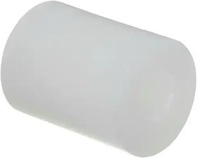 13SP176, Standoffs &amp; Spacers Round Spacer, .140 ID, .375 OD, .500 Length, Natural,Nylon,#6 (M3.5) Screw