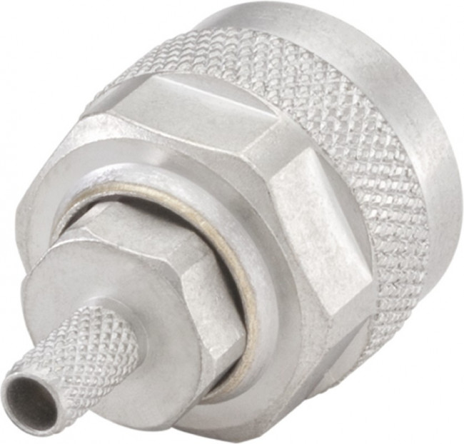 53S107-106N5, Cable connector, N straight, N-Type, Brass, Plug, Straight, 50Ohm, Crimp Terminal 53S107-106N5, Cable connector, N straight, N-Type, Brass, Plug, Straight, 50Ohm, Crimp Terminal