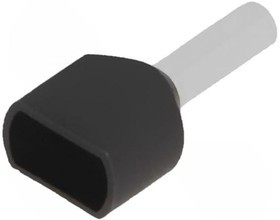 BM 00656, Наконечник: втулка, изолированный,двойной, медь, 1,5мм2, 8мм