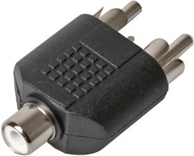 PSG08655, Переходник разъема, RCA / Phono, 2 вывод(-ов), Штекер, RCA / Phono, 1 вывод(-ов), Гнездо PSG08655, Переходник разъема, RCA / Phono, 2 вывод(-ов), Штекер, RCA / Phono, 1 вывод(-ов), Гнездо