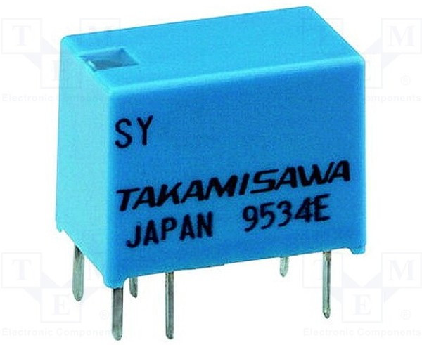 SY-12W-K, Реле: электромагнитное, SPDT, Uобмотки: 12ВDC, 0,5A/120ВAC, 2А SY-12W-K, Реле: электромагнитное, SPDT, Uобмотки: 12ВDC, 0,5A/120ВAC, 2А