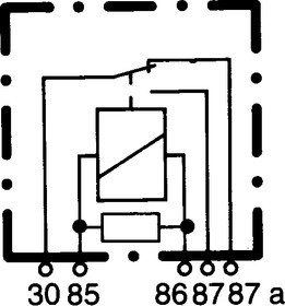 4RD 965 453-041, Реле универсальное MERCEDES/OPEL 1991 =