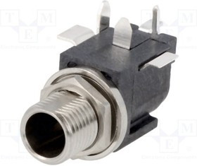 RASH10, Гнездо, питания DC, "папа", с выключателем, на PCB, SMT,THT, 11А