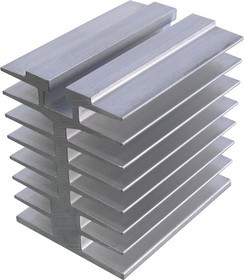 О-221 (М6 45х60х60), Радиатор охлаждения штыревой воздушный О-221, с резьбой М6, 45х60х60 мм, алюминиевый