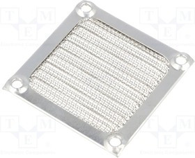 MFF-60, Решетка, с экраном EMI, 60x60мм, Мат-л металл, Монтаж винт MFF-60, Решетка, с экраном EMI, 60x60мм, Мат-л металл, Монтаж винт