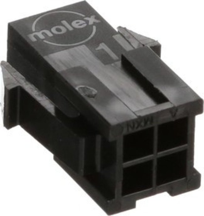 43020-0400, Корпус разъма Micro-Fit 3.0 4pin