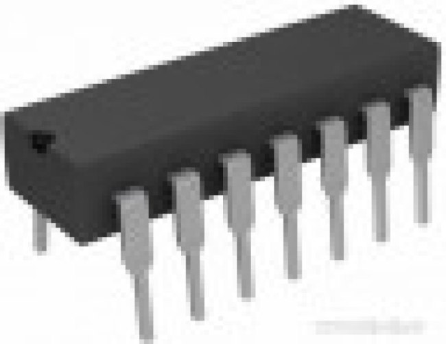 CD74HCT126E, Buffers &amp; Line Drivers Tri-State Quad