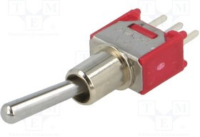 SKS07SP, Переключатель: тумблер, Пол: 3, SP3T, ON-OFF-ON, 3A/28ВDC, -30-85°C SKS07SP, Переключатель: тумблер, Пол: 3, SP3T, ON-OFF-ON, 3A/28ВDC, -30-85°C