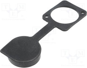 CP30285, Universal Dust Cap Suitable for Cliff Feedthrough Connectors, Black