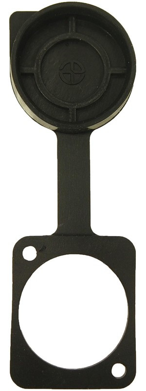 CP30285, Universal Dust Cap Suitable for Cliff Feedthrough Connectors, Black