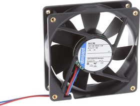 8412NH-RS0, 8400 N Series Axial Fan, 12 V dc, DC Operation, 79m³/h, 2.2W, 80 x 80 x 25mm