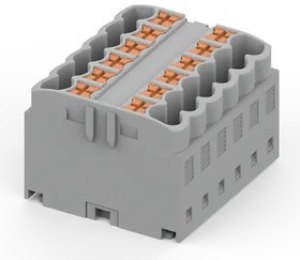 TPA2.5-12-GY, Блок распределительный 2.5 мм2 12 конт. сер.