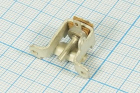 Разъем питания DC розетка, d2.0 D5.5, 2C, на блок, 2 отверстия М2, ГС