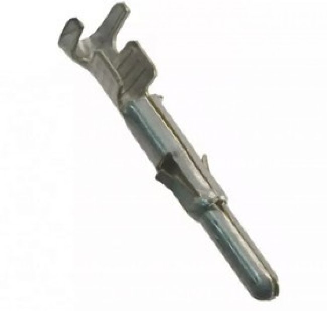 350654-1, Контакт, Серия Universal MATE-N-LOK, Штырь, Обжим, 14 AWG