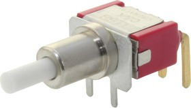 8168SH9ABE2, Кнопочный переключатель, 8060, SPDT, Вкл.-(Вкл.), Круглый, Черный