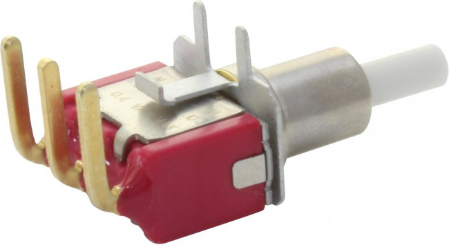 8168SH9ABE2, Кнопочный переключатель, 8060, SPDT, Вкл.-(Вкл.), Круглый, Черный