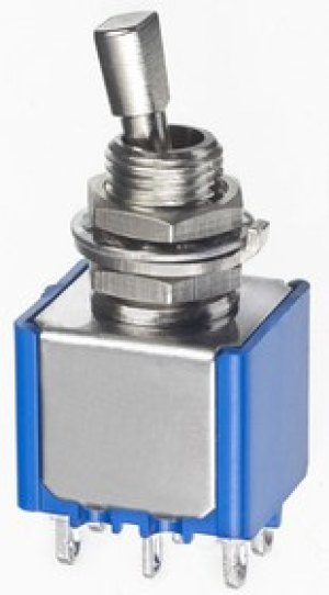 5646A12, Toggle Switch, Panel Mount, On-On, DPDT, Solder Lug Terminal, 30V dc