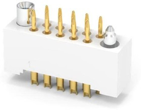 IW-2P1-24-PSC-J, Power to the Board 12x12 Position Plug, PCB Connector, Vertical Solder Cup with Mounting, Fixed Jackset