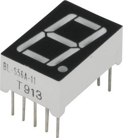 BL-S56A-11UPG, Индикатор зеленый 12.60х19.00мм 60мКд, общий катод