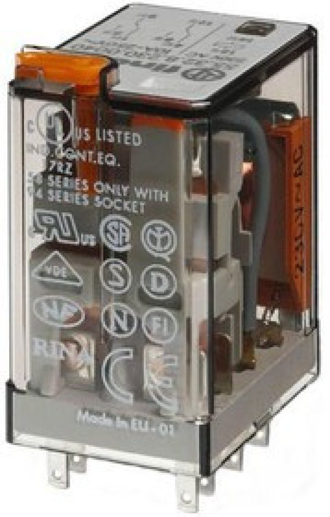 55.32.8.110.0054, Industrial Relay 55 2CO AC 110V 10A Faston Terminal 55.32.8.110.0054, Industrial Relay 55 2CO AC 110V 10A Faston Terminal