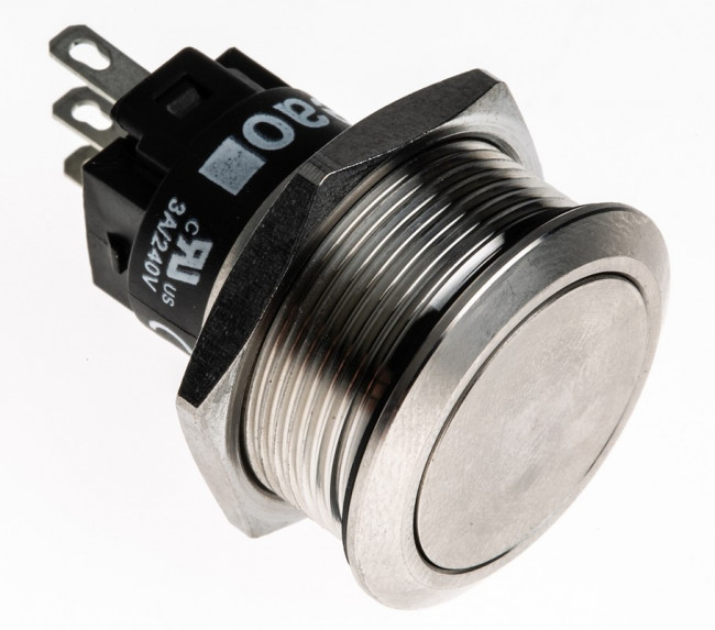 82-6151.1000, Pushbutton Switches 22mm No Illum Momen QC