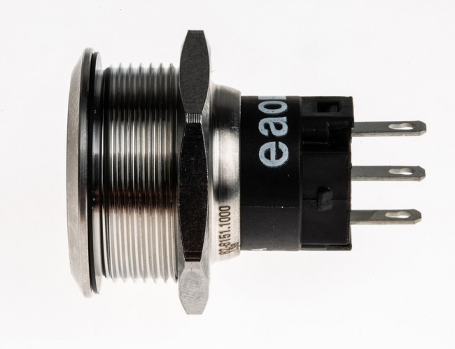 82-6151.1000, Pushbutton Switches 22mm No Illum Momen QC