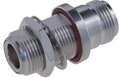 34"N-50-0-1/133"NE, РЧ/Коаксиальный адаптер, N, Гнездо, N, Гнездо, Прямой Переходник с Гайкой, 50 Ом 34"N-50-0-1/133"NE, РЧ/Коаксиальный адаптер, N, Гнездо, N, Гнездо, Прямой Переходник с Гайкой, 50 Ом